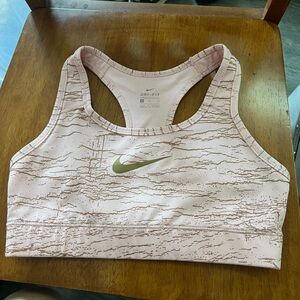Nike sports bra size small pink